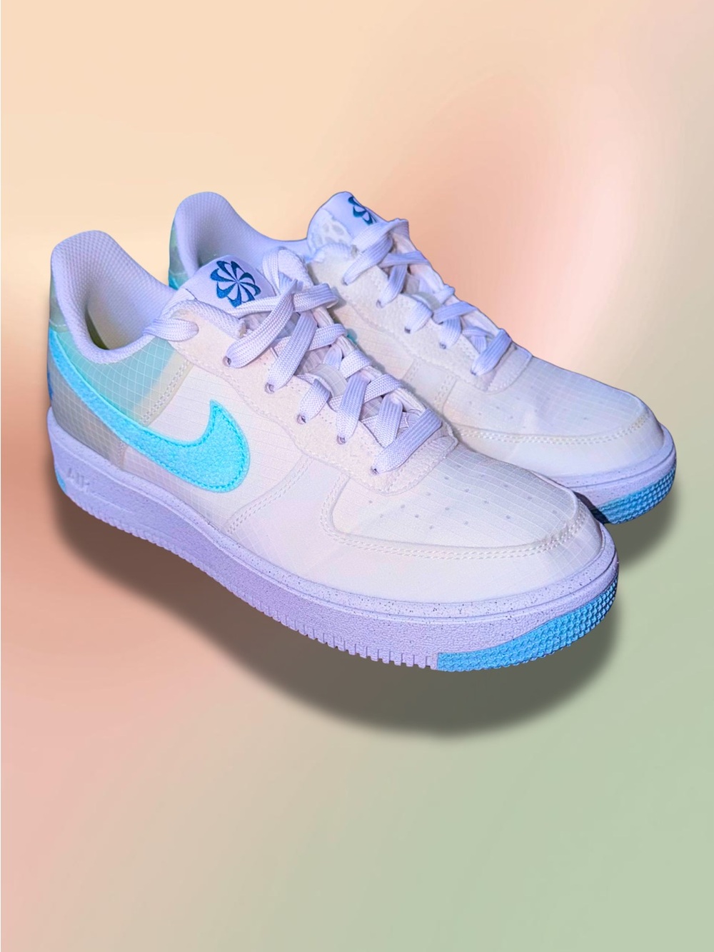 Nike Air Force 1 Crater White Copa GS 7Y Women’s 8.5 DC9326-100